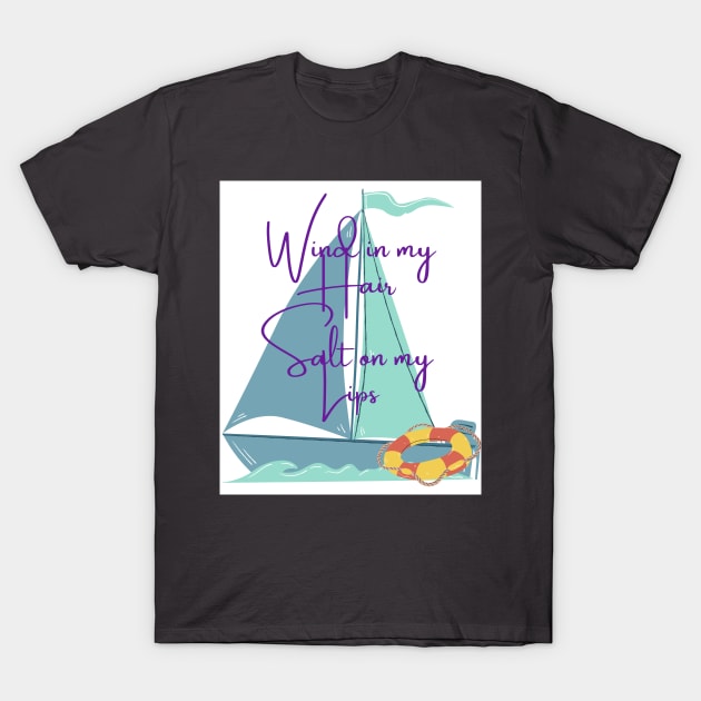 Sailor Stories : Waves & Winds T-Shirt by S&Z